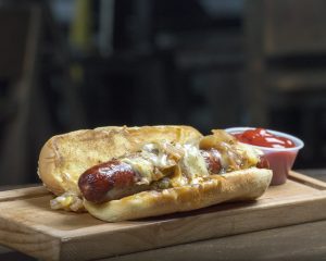 hot dog, sandwich, fast food